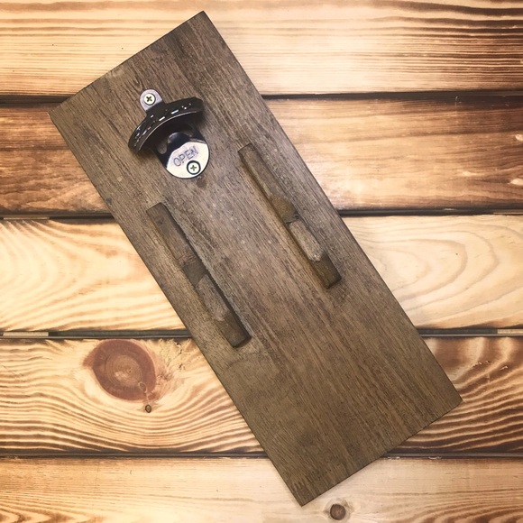 Rustic Farmhouse Wall Decor ‘Drink’ Bottle Opener - Picture 5 of 5